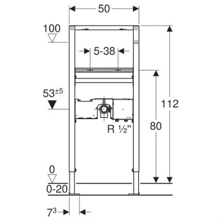 Geberit Bâti-support Duofix Lavabo 112 Cm Module Fonctionnel à Encastrer 4 Geberit Bâti-support Duofix Lavabo 112 Cm Module Fonctionnel à Encastrer – Image 2