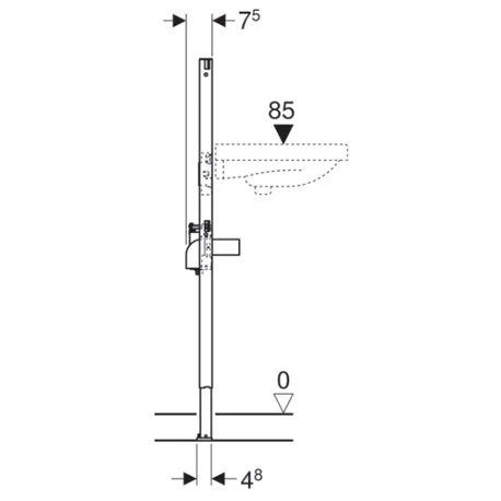 Geberit Bâti-support Duofix Lavabo 112 Cm Module Fonctionnel à Encastrer 5 Geberit Bâti-support Duofix Lavabo 112 Cm Module Fonctionnel à Encastrer – Image 3