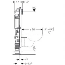 Geberit Bâti-support Duofix WC Suspendu Bâti-support WC Suspendu 112 Cm Adapté PMR, Hauteur Réglable, Pour Barres De Relevages 7 Geberit Bâti-support Duofix WC Suspendu Bâti-support WC Suspendu 112 Cm Adapté PMR, Hauteur Réglable, Pour Barres De Relevages -Bain Salle Produit Magasin duofix 111904005 geberit bati support pmr barres relevage 2