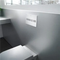 Roca Plaque De Commande Duplo One PL2 Dual Blanc Brillant/chromé Mat 7 Roca Plaque De Commande Duplo One PL2 Dual Blanc Brillant/chromé Mat -Bain Salle Produit Magasin duplo one pl2 a890196005 dual blanc brillant chrome mat 2