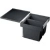 Blanco Poubelle Sous évier Flexon II 50/2, 2 Bacs 19+19 Litres -Bain Salle Produit Magasin flexon ii 50 2 521469 noir