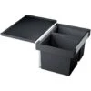 Blanco Poubelle Sous évier Flexon II 60/2, 2 Bacs 30+19 Litres 2 Blanco Poubelle Sous évier Flexon II 60/2, 2 Bacs 30+19 Litres -Bain Salle Produit Magasin flexon ii 60 2 521471 noir