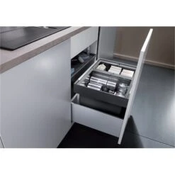 Blanco Poubelle Sous évier Flexon II 60/2, 2 Bacs 30+19 Litres -Bain Salle Produit Magasin flexon ii 60 2 521471 noir 2