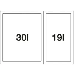 Blanco Poubelle Sous évier Flexon II 60/2, 2 Bacs 30+19 Litres -Bain Salle Produit Magasin flexon ii 60 2 521471 noir 4