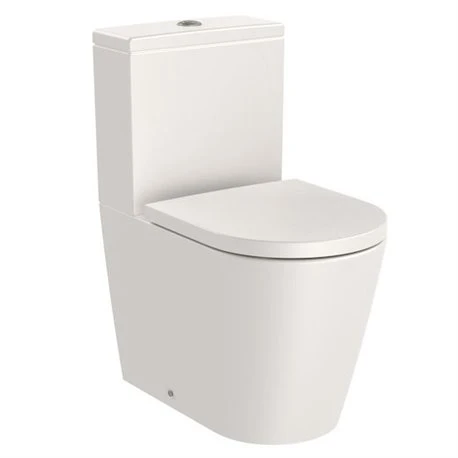 Roca WC à Poser Inspira Round Beige, 37,5x60x76 Cm 3 Roca WC à Poser Inspira Round Beige, 37,5x60x76 Cm