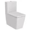 Roca WC à Poser Inspira Square Perle, 37,5x64,5x79,5 Cm -Bain Salle Produit Magasin inspira square a342536630 a341520630 a80153263b perle 36x645x795 cm