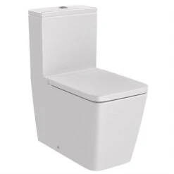 Roca WC à Poser Inspira Square Perle, 37,5x64,5x79,5 Cm