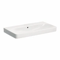 Geberit Lavabo Smyle Square 90 Cm Sans Trou Robinetterie