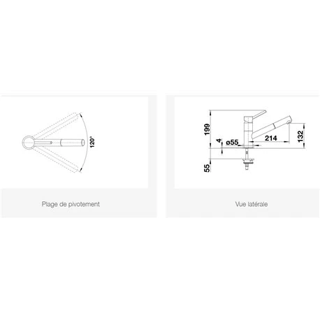 Blanco Mitigeur Cuisine Kano-S 526668 Noir Mat 4 Blanco Mitigeur Cuisine Kano-S 526668 Noir Mat – Image 2