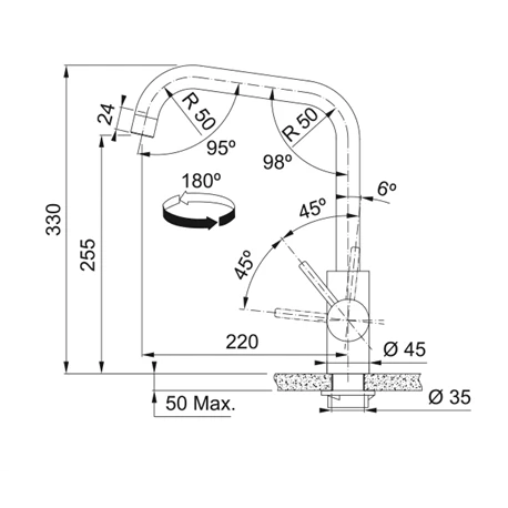 Franke Mitigeur Cuisine Kubus A Bec Inox 474702 9 Franke Mitigeur Cuisine Kubus A Bec Inox 474702 – Image 7