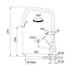 Franke Mitigeur Cuisine Kubus Douchette Double-jets Inox 474733 -Bain Salle Produit Magasin kubus 474733 mitigeur a douchette double jets inox 4