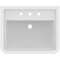 Ideal Standard Lavabo Calla 3 Trous 66,5x54 Cm 12 Ideal Standard Lavabo Calla 3 Trous 66,5x54 Cm -Bain Salle Produit Magasin lavabo calla 3 trous 665x54 5
