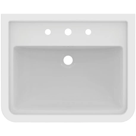Ideal Standard Lavabo Calla 3 Trous 66,5x54 Cm 7 Ideal Standard Lavabo Calla 3 Trous 66,5x54 Cm – Image 5