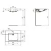 Ideal Standard Lavabo Connect Freedom 80x55,5 Cm Simple 2 Ideal Standard Lavabo Connect Freedom 80x55,5 Cm Simple -Bain Salle Produit Magasin lavabo connect freedom e548401 80x555 cm simple