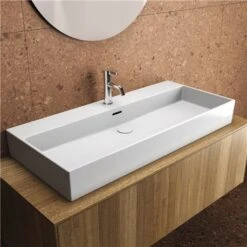 Ideal Standard Lavabo Extra 100x45 Cm Simple -Bain Salle Produit Magasin lavabo extra t373001 100x45 cm simple 4