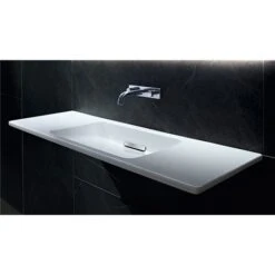 Geberit Lavabo ONE 120 Cm, Sans Trop-plein Cache Chromé Brillant -Bain Salle Produit Magasin lavabo one 500392011 120 cm sans trop plein cache chrome brillant 4