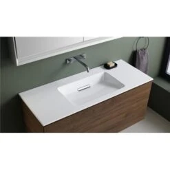 Geberit Lavabo ONE 120 Cm, Sans Trop-plein Cache Chromé Brillant -Bain Salle Produit Magasin lavabo one 500392011 120 cm sans trop plein cache chrome brillant 6