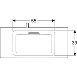 Geberit Lavabo ONE 90 Cm, Trop-plein Dissimulé Cache Chromé Brossé 9 Geberit Lavabo ONE 90 Cm, Trop-plein Dissimulé Cache Chromé Brossé -Bain Salle Produit Magasin lavabo one 500395012 90 cm trop plein dissimule cache chrome brosse 2