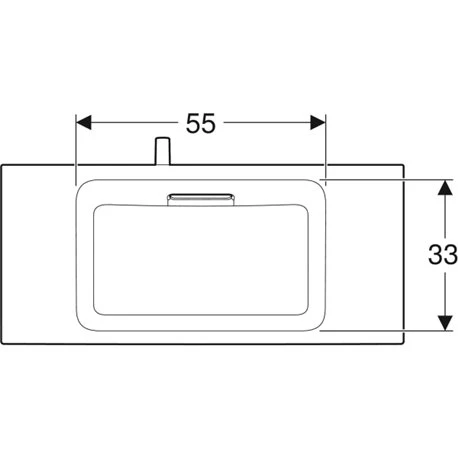 Geberit Lavabo ONE 90 Cm, Trop-plein Dissimulé Cache Chromé Brossé 5 Geberit Lavabo ONE 90 Cm, Trop-plein Dissimulé Cache Chromé Brossé – Image 3
