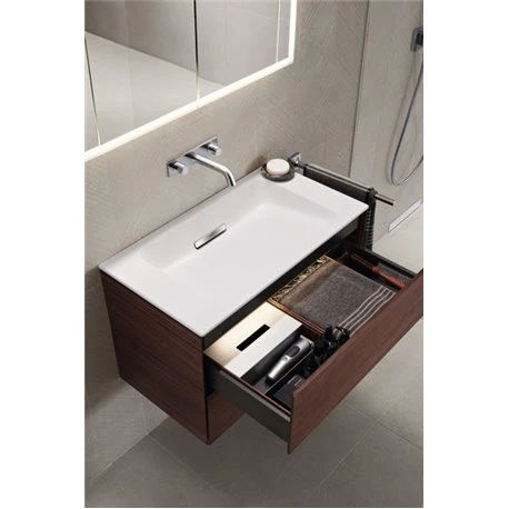 Geberit Lavabo ONE 90 Cm, Trop-plein Dissimulé Cache Chromé Brossé 7 Geberit Lavabo ONE 90 Cm, Trop-plein Dissimulé Cache Chromé Brossé – Image 5