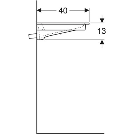 Geberit Lavabo ONE 90 Cm, Trop-plein Dissimulé Cache Chromé Brossé 3 Geberit Lavabo ONE 90 Cm, Trop-plein Dissimulé Cache Chromé Brossé