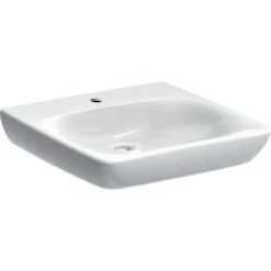 Geberit Lavabo Renova Comfort 55 Cm 1 Trou Percé, Sans Trop-plein -Bain Salle Produit Magasin lavabo renova comfort 258557000 55 cm 1 trou perce sans trop plein 3