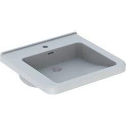 Geberit Lavabo Renova Comfort Square 55 Cm 1 Trou Percé, Avec Trop-plein -Bain Salle Produit Magasin lavabo renova comfort square 128555000 55 cm 1 trou perce avec trop plein 3