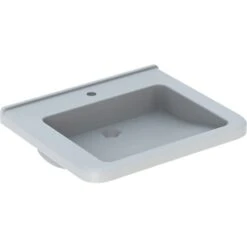 Geberit Lavabo Renova Comfort Square 65 Cm 1 Trou Percé, Sans Trop-plein -Bain Salle Produit Magasin lavabo renova comfort square 128667000 65 cm 1 trou perce sans trop plein 3