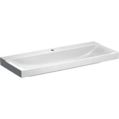 Geberit Lavabo Xeno² 120 Cm Trou Robinetterie Au Centre -Bain Salle Produit Magasin lavabo xeno 500551011 120 cm trou robinetterie au centre 3