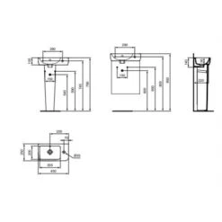 Ideal Standard Lave-mains I.Life S 45x25 Cm