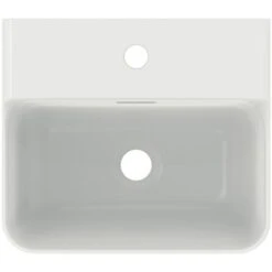Ideal Standard Lave-mains Conca 40x30 Cm Avec Trop-plein Et Trou De Robinetterie Soie Blanche -Bain Salle Produit Magasin lave mains t3695v1 avec trop plein avec trou soie blanche 4