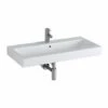 Geberit Lavabo ICon 90 Cm 1 Trou Percé 1 Geberit Lavabo ICon 90 Cm 1 Trou Percé -Bain Salle Produit Magasin lovely de 90 cm allia cuve centree longueur de 90 cm ref 00146600000