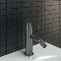 Ideal Standard Robinet Bidet Joy Gris Magnétique, Avec Tirette Et Vidage Bonde Métal -Bain Salle Produit Magasin mitigeur bidet monotrou bc784a5 joy gris magnetique avec tirette et vidage bonde metal 2