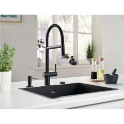 Mitigeur Cuisine Active Semi Pro à Douchette Noir Mat 056648 -Bain Salle Produit Magasin mitigeur cuisine active semi pro a douchette noir mat 056648 6