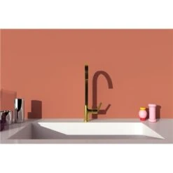 Ideal Standard Mitigeur De Cuisine Gusto Tube Carré Or Brossé -Bain Salle Produit Magasin mitigeur de cuisine gusto tube carre or brosse 3