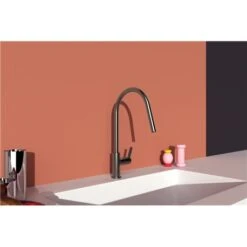 Ideal Standard Mitigeur De Cuisine Gusto Tube Rond Gris Magnétique -Bain Salle Produit Magasin mitigeur de cuisine gusto tube rond gris magnetique 2