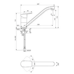 Mitigeur De Cuisine Kheops Bec Bas Chromé 9 Mitigeur De Cuisine Kheops Bec Bas Chromé -Bain Salle Produit Magasin mitigeur de cuisine kheops bec bas chrome 3