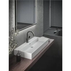 Ideal Standard Mitigeur Lavabo Extra Col De Cygne Gris Magnétique Sans Tirette Ni Vidage -Bain Salle Produit Magasin mitigeur lavabo extra col de cygne gris magnetique sans tirette ni vidage 3