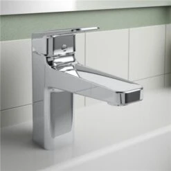 Ideal Standard Mitigeur Lavabo Grande Blue Start Ceraplan Sans Tirette H 161 Mm