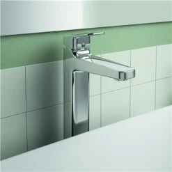 Ideal Standard Mitigeur Lavabo Réhaussé Blue Start Ceraplan Sans Tirette H 321 Mm -Bain Salle Produit Magasin mitigeur lavabo rehausse blue start ceraplan sans tirette h 321 mm 3