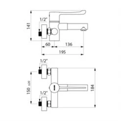 Mitigeur Thermostatique Séquentiel Mural H9611S Securitherm Bioclip Raccords Standards 9 Mitigeur Thermostatique Séquentiel Mural H9611S Securitherm Bioclip Raccords Standards -Bain Salle Produit Magasin mitigeur thermostatique sequentiel mural h9611s securitherm bioclip raccords standards 3