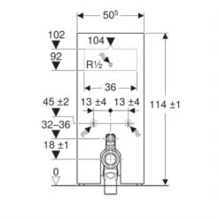 Geberit Panneau Sanitaire Monolith WC Au Sol Verre Blanc/aluminium 114 Cm -Bain Salle Produit Magasin monolith 1140 mm 131033si5 geberit verre blanc 2