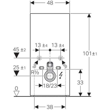 Geberit Panneau Sanitaire Monolith Plus 131.221.SI.5 Blanc 101 Cm 4 Geberit Panneau Sanitaire Monolith Plus 131.221.SI.5 Blanc 101 Cm – Image 2