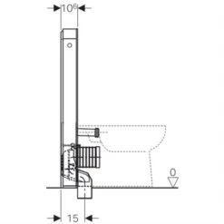 Geberit Panneau Sanitaire Monolith Plus WC Au Sol Verre Blanc/aluminium 101 Cm -Bain Salle Produit Magasin monolith plus 1010 mm 131202si5 geberit verre blanc 3