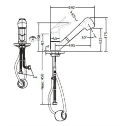 Franke Mitigeur Cuisine Novara Plus Blanc Artic 826635 5 Franke Mitigeur Cuisine Novara Plus Blanc Artic 826635 -Bain Salle Produit Magasin novara plus douchette 826635 douchette extractible blanc artic 1