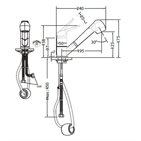 Franke Mitigeur Cuisine Novara Plus Blanc Artic 826635 4 Franke Mitigeur Cuisine Novara Plus Blanc Artic 826635 – Image 2