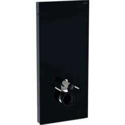 Geberit Panneau Sanitaire Monolith WC Suspendu Verre Noir/aluminium Chromé Noir 114 Cm -Bain Salle Produit Magasin panneau sanitaire geberit 131221tg5 2