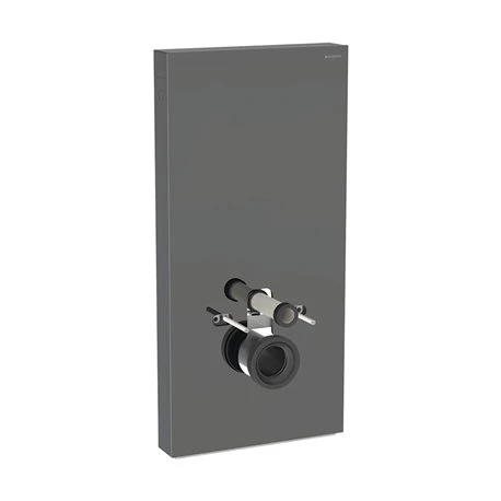 Geberit Panneau Sanitaire Monolith Plus WC Suspendu Verre Gris Velouté / Aluminium Chromé Noir 101 Cm 3 Geberit Panneau Sanitaire Monolith Plus WC Suspendu Verre Gris Velouté / Aluminium Chromé Noir 101 Cm