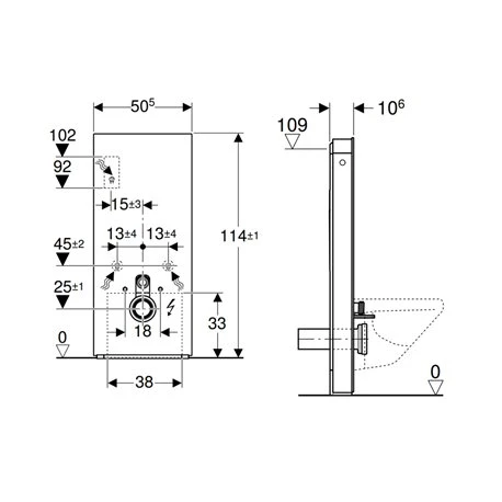 Geberit Panneau Sanitaire Monolith Plus WC Suspendu Verre Gris Velouté / Aluminium Chromé Noir 114 Cm 4 Geberit Panneau Sanitaire Monolith Plus WC Suspendu Verre Gris Velouté / Aluminium Chromé Noir 114 Cm – Image 2