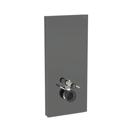 Geberit Panneau Sanitaire Monolith Plus WC Suspendu Verre Gris Velouté / Aluminium Chromé Noir 114 Cm 3 Geberit Panneau Sanitaire Monolith Plus WC Suspendu Verre Gris Velouté / Aluminium Chromé Noir 114 Cm